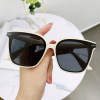 Fashionable sunglasses, glasses solar-powered, Korean style, fitted, internet celebrity