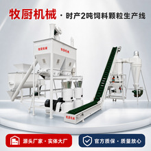 4吨全自动木屑生物质颗粒机生产线秸秆稻壳成套设备大小型颗粒