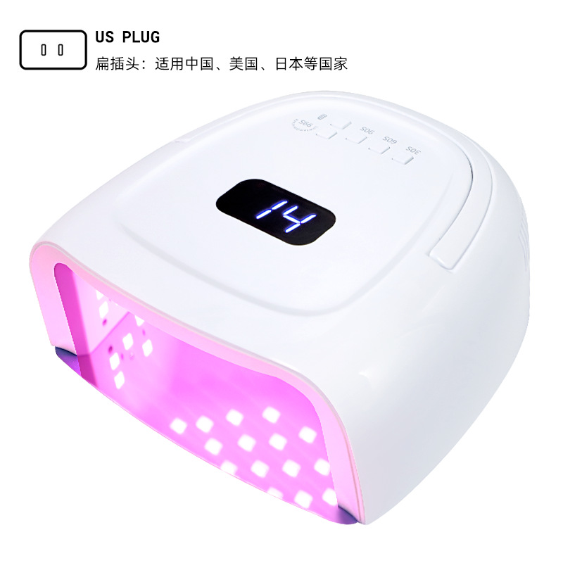 Fábrica en stock suministro S20 lámpara de uñas esmalte de uñas secador de carga lámpara de uñas inalámbrica lámpara de fototerapia de inducción inteligente