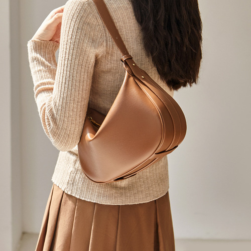 Nalandu bag 2024 new women's autumn and winter versatile high-end dumpling bag crossbody bag genuine leather women's bag single shoulder