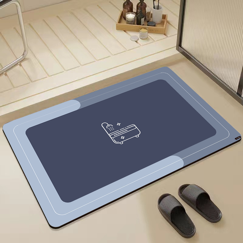 珪藻泥フロアマット浴室トイレドア吸収性マット滑り止め家庭用トイレ足マットカーペット玄関ドア|undefined