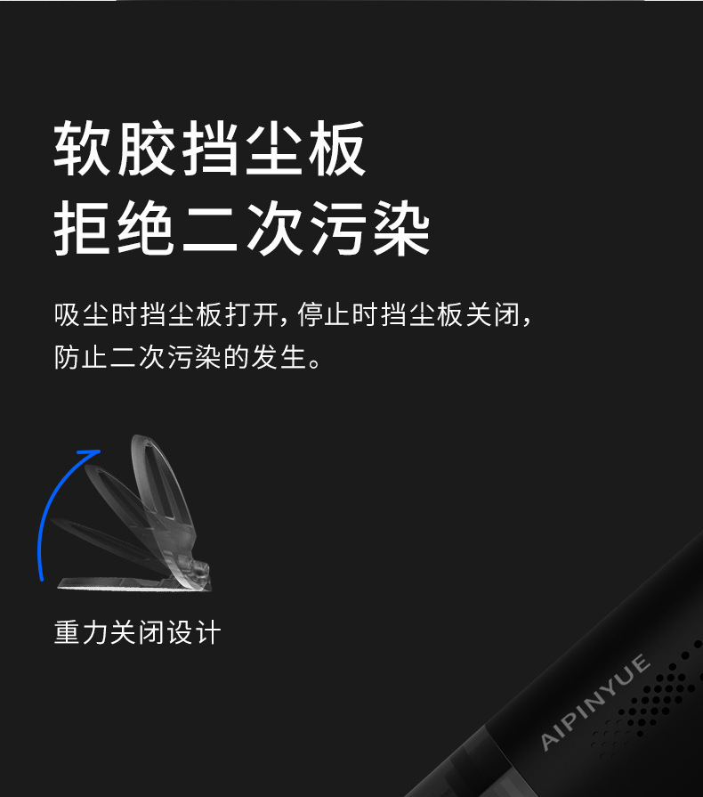 Car Vacuum Cleaner, High-Power Wireless Charging Car Vacuum Cleaner, Household Handheld Car Dry and Wet Vacuum Cleaner