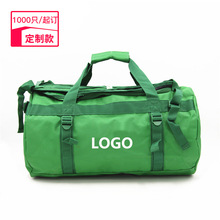 定制喜力行李包夹网布双肩旅行包绿色斜挎包  商务礼品旅行包厂家