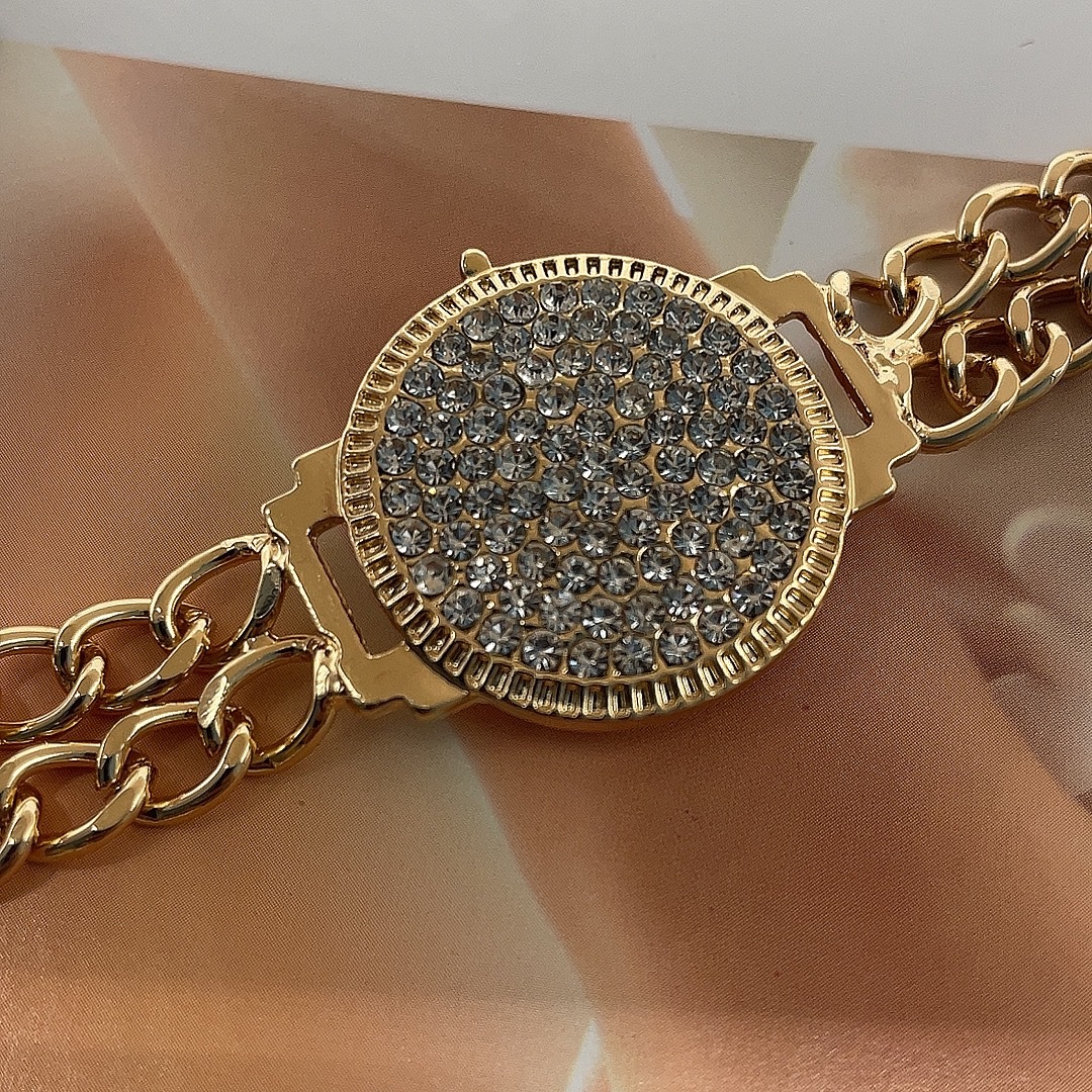 Alloy Material Geometric Pattern Hip-Hop Punk Geometric Alloy Cuban Link Chain Curb Chain Chain & Link Bracelets Wholesale