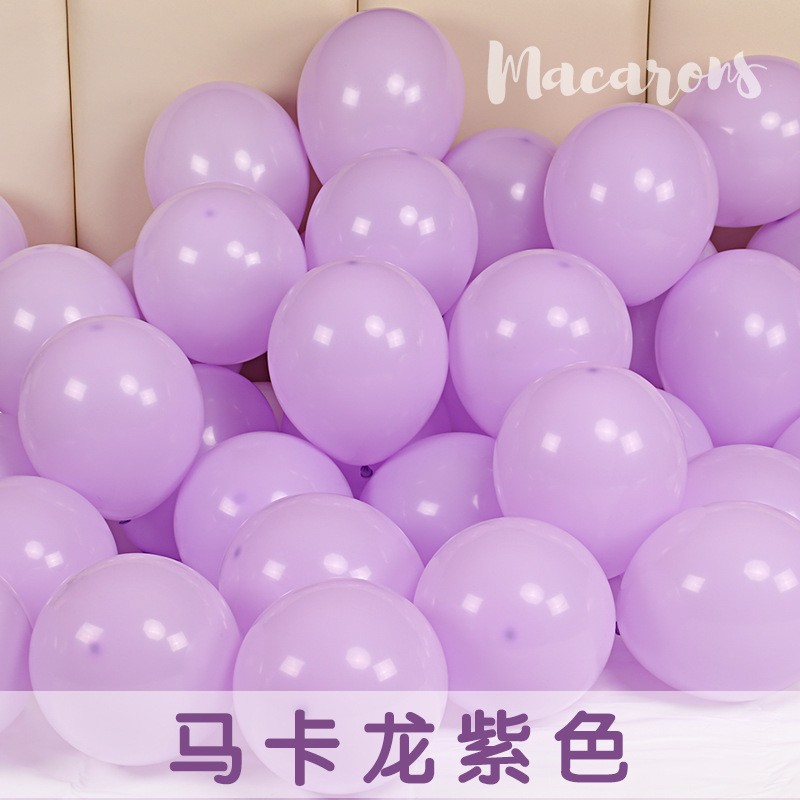 Globo de boda de color macarón grueso, decoración de globo, escenario de decoración de 100 niños, fiesta de cumpleaños