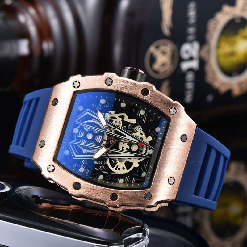 2023 nuevo TikTok Venta caliente transfronteriza venta al por mayor Richard campus reloj de cuarzo reloj de los hombres reloj de estudiante de las mujeres