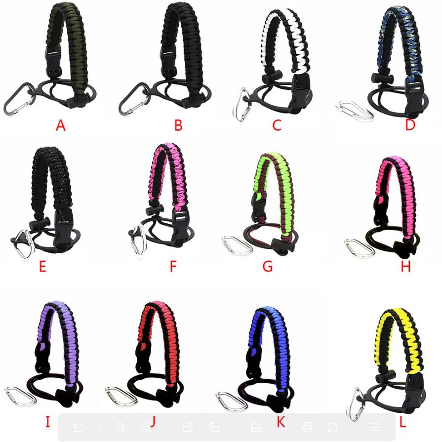 Cruz cuerda de paraguas de 7 núcleos cuerda de la Copa hidro frasco espacio olla cuerda paraguas deportes hervidor de agua cuerda tejida a mano