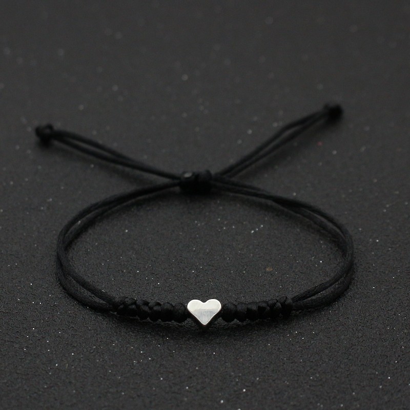 Simple Style Heart Shape Rope Copper Unisex Bracelets display picture 1