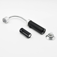 Cross-border 9LED flashlight with magnet hose barbecue light bendable car repair work light emergency lighting