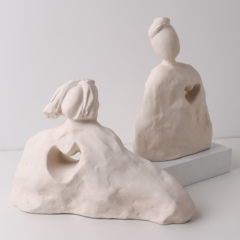 Northern Europe Abstract originality ceramics Arts and Crafts Northern Europe Sculpture Decoration Su embryos character Entrance Homestay Open House a decoration