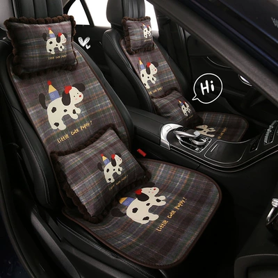 Seat cushion, seat cover: Breathable and Non-Slip in Summer, Cartoon