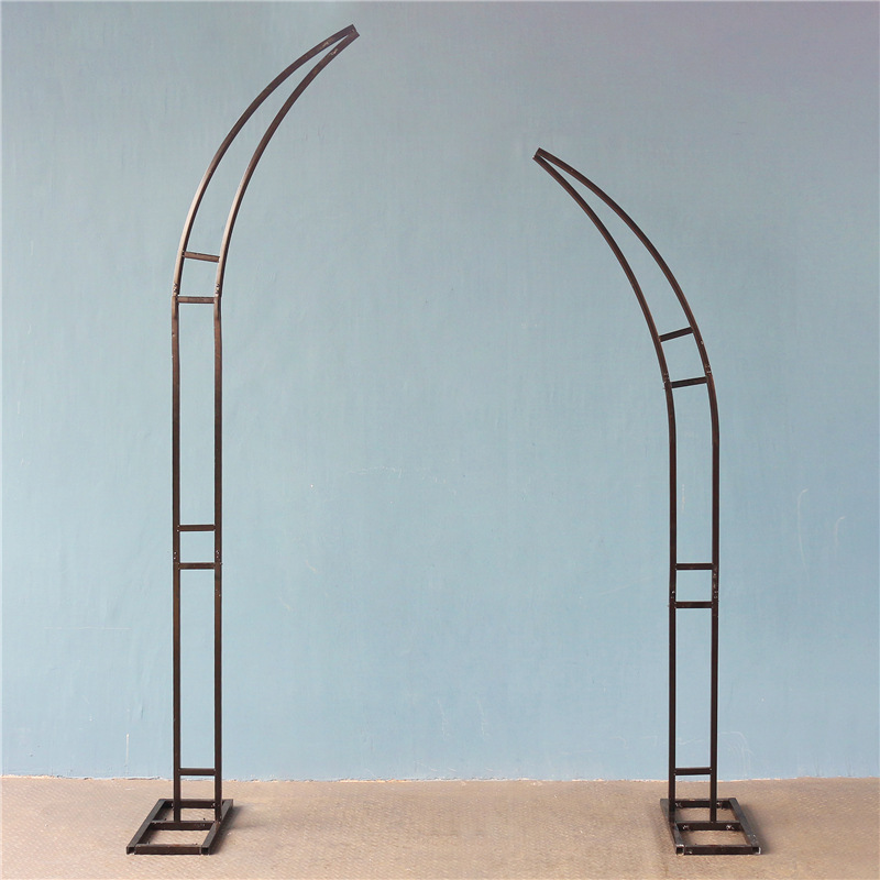 Wedding Props Wrought Iron Arch Flower Stand Corner Door Ivory Door Lawn Wedding Corner Door Outdoor Decorative Shelf
