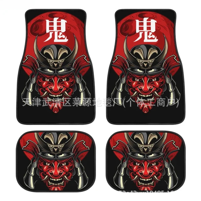 Cross-border TEMU new Japanese-style crystal velvet foot mat dirt-resistant wear-resistant easy-to-care car mat four-piece in stock