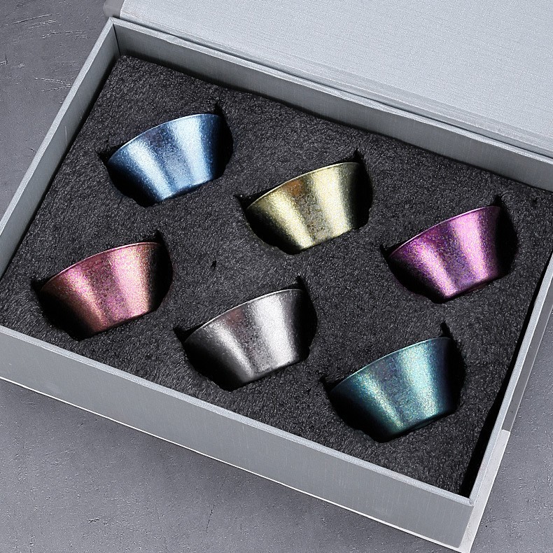 Lian Dou 순수 티타늄 컵 (세트)