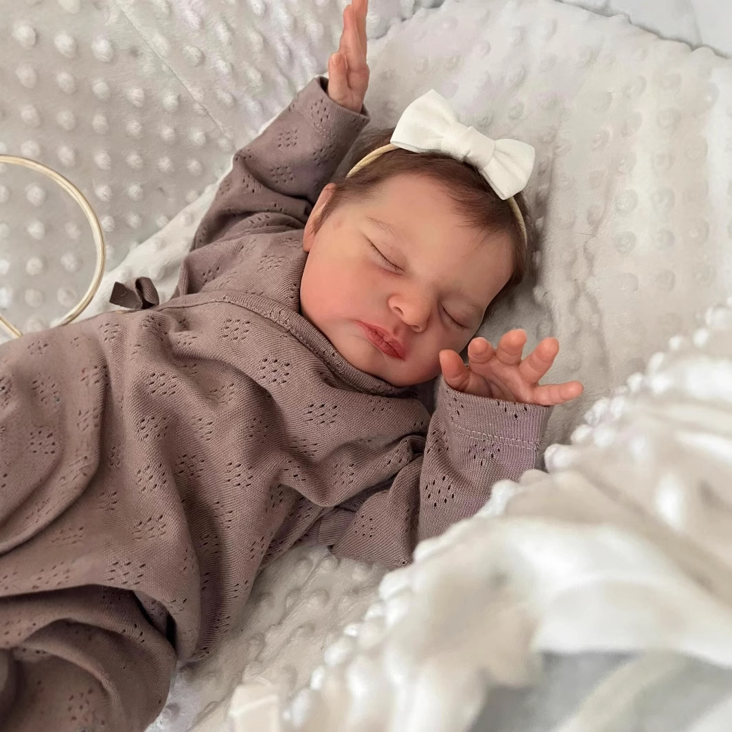 Muñeca Reborn Artesanal de 20 Pulgadas de Vinilo