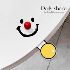 スマイリーフェイスボール便蓋リフター、手を汚さない便蓋リフター、便座リフター、便座リフター、クッション蓋フリップアーティファクト