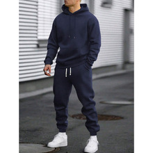 W 28923 Solid color hoodie two-piece ��ɫ��ñ������װ