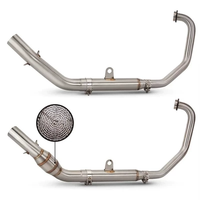 NK300 300SS modified motorcycle: Motorcycle exhaust pipe
