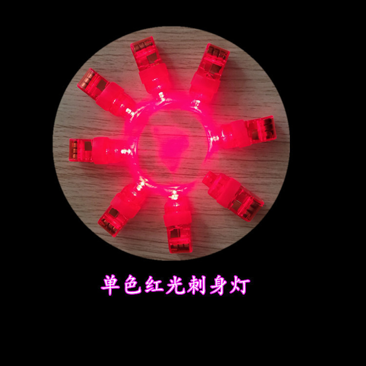 100 red finger lamps/bags