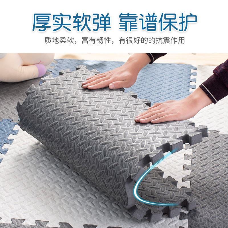 Children's Spliced Crawling Mat Foam Floor Mat Home Bedroom Floor Mat Thickened Crawling Mat Summer Puzzle Carpet