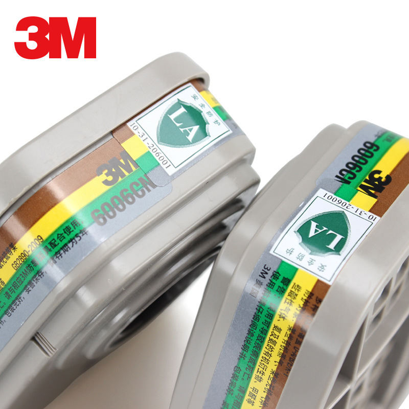 3M6006CN caja de filtro de gas máscara de gas accesorios de filtración de gas orgánico gas ácido amoníaco carboxaminoformaldehído