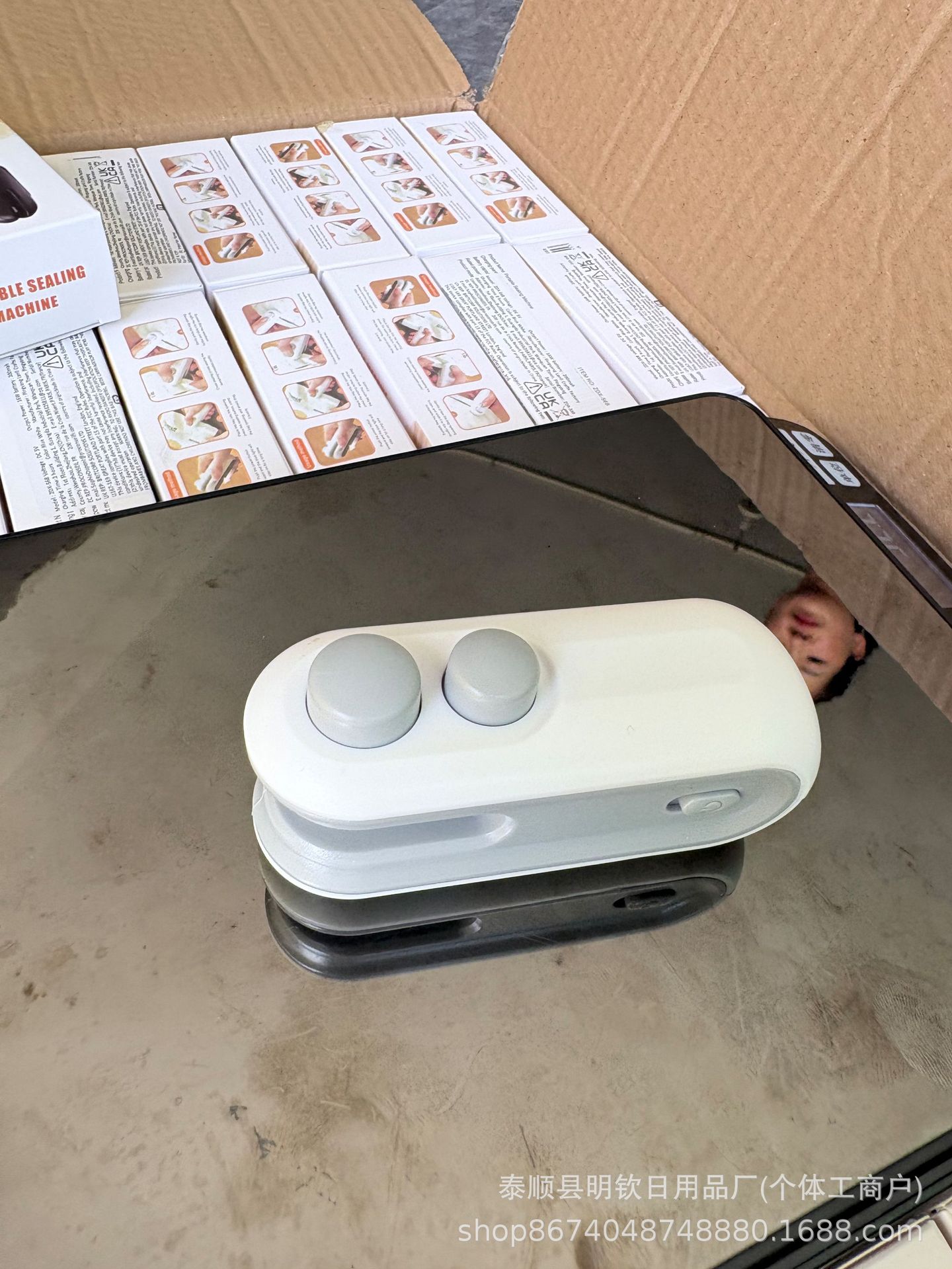 Mini Handdruckversiegelungsmaschine tragbar für Kunststoffbeutel