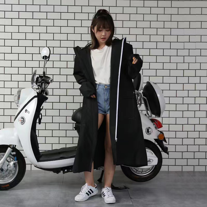 Eva impermeable de una sola pieza de largo doble ala impermeable poncho tres en uno mochila caminar impermeable