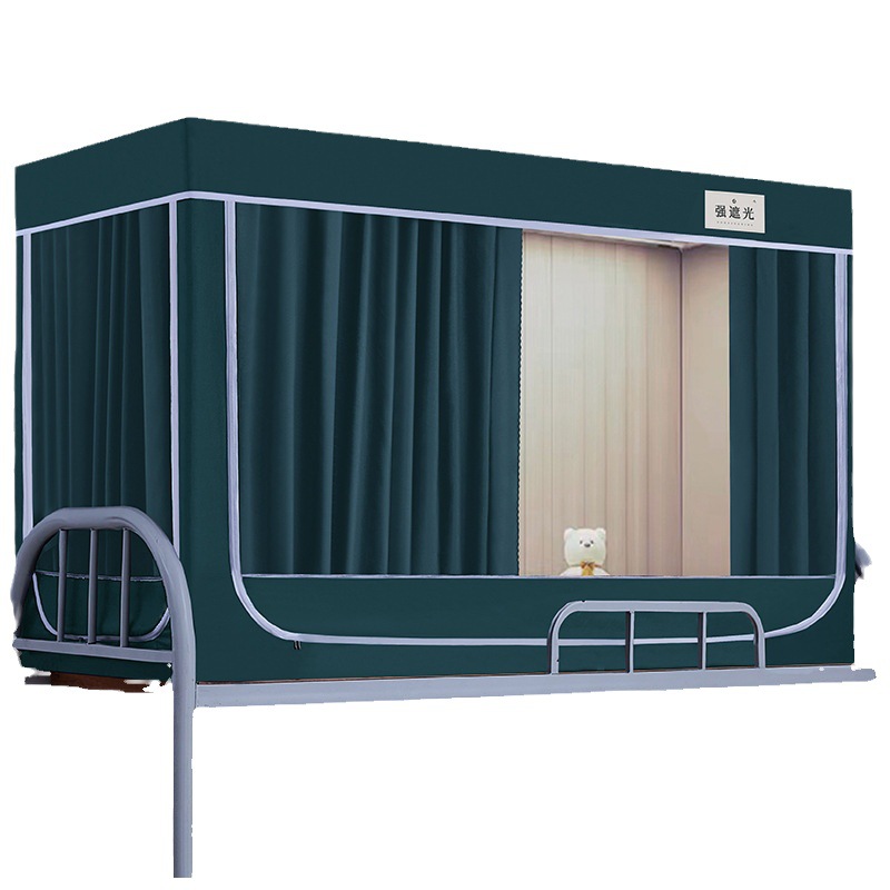 Nueva B20S recubrimiento de seda engrosada fuerte sombreado dormitorio superior e inferior litera estudiante mosquitera 0,9 m soporte de acero inoxidable