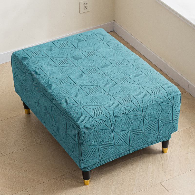 Nórdica alta sensación sofá cubierta cuatro estaciones general jacquard taburetes anti-deslizante desgaste sofá único cojín anti-gato arañazo