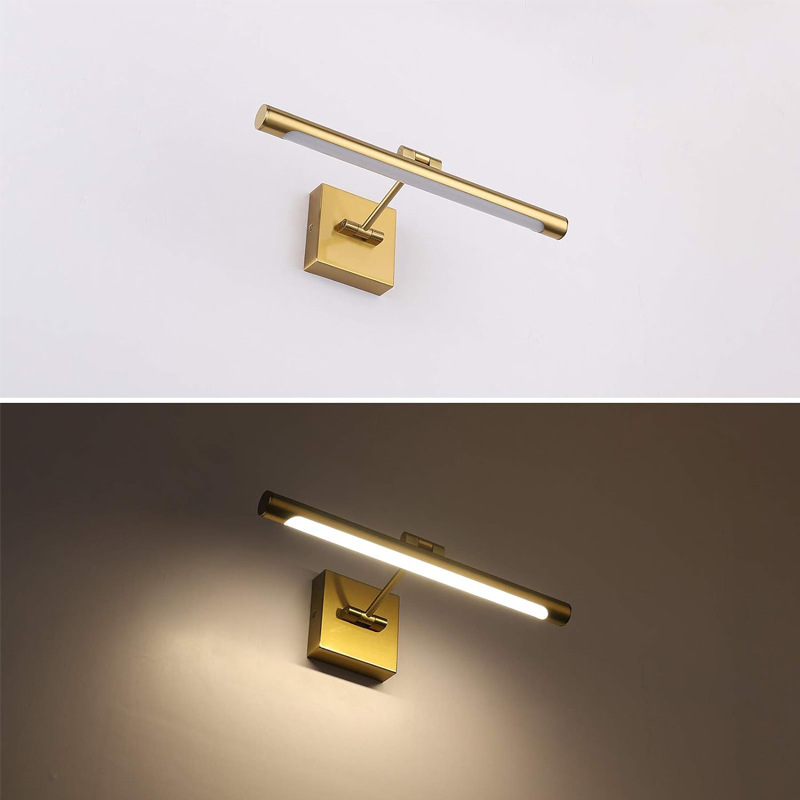 Waterproof LED Vanity Light, American Style Picture Light for Bathroom Mirror