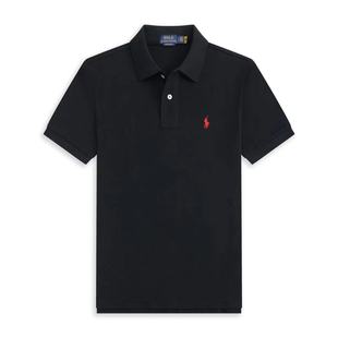 Pony Export Summer Paul Polo Shirt Men's Short-Sleeved T-Shirt Lapel Pony Logo Embroider Classic Casual Wear