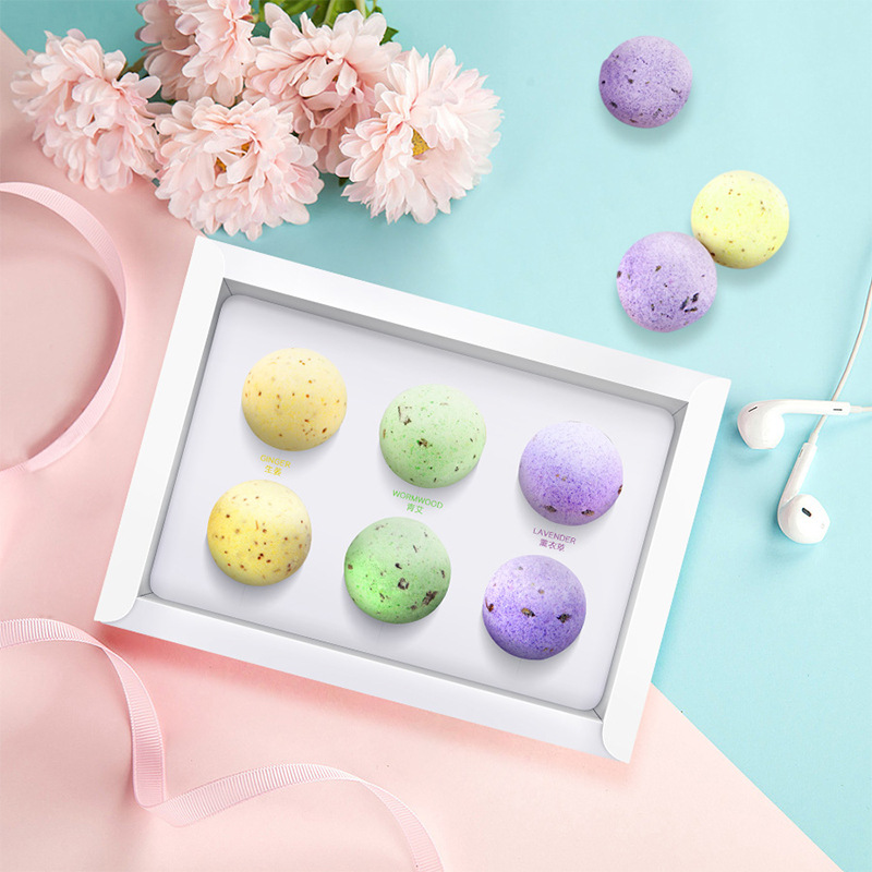 鹽致海鹽足浴球去角質肌膚暖身溫經益氣男女泡腳丸