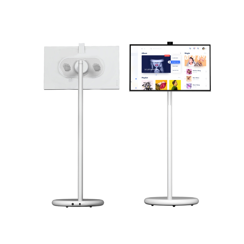 27inch シンセティックスクリーンモバイルテレビ屋外垂直スマートスクリーンディスプレイ広告機タッチオールインワンガールフレンドマシン|undefined