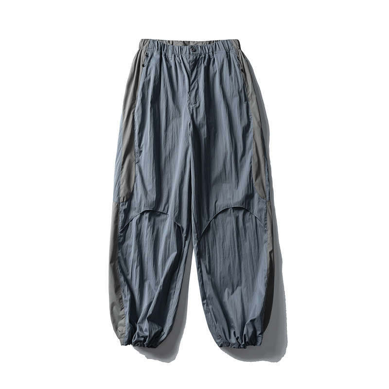 Flota Negra al aire libre montaña suelta pantalones paracaidistas de secado rápido hombre y mujer pantalones de trabajo de piernas anchas pantalones casuales rectos