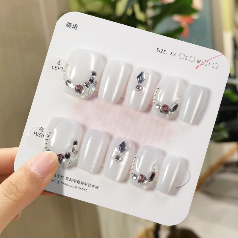 Fake nails, removable nail stickers for manicure, 30 pieces