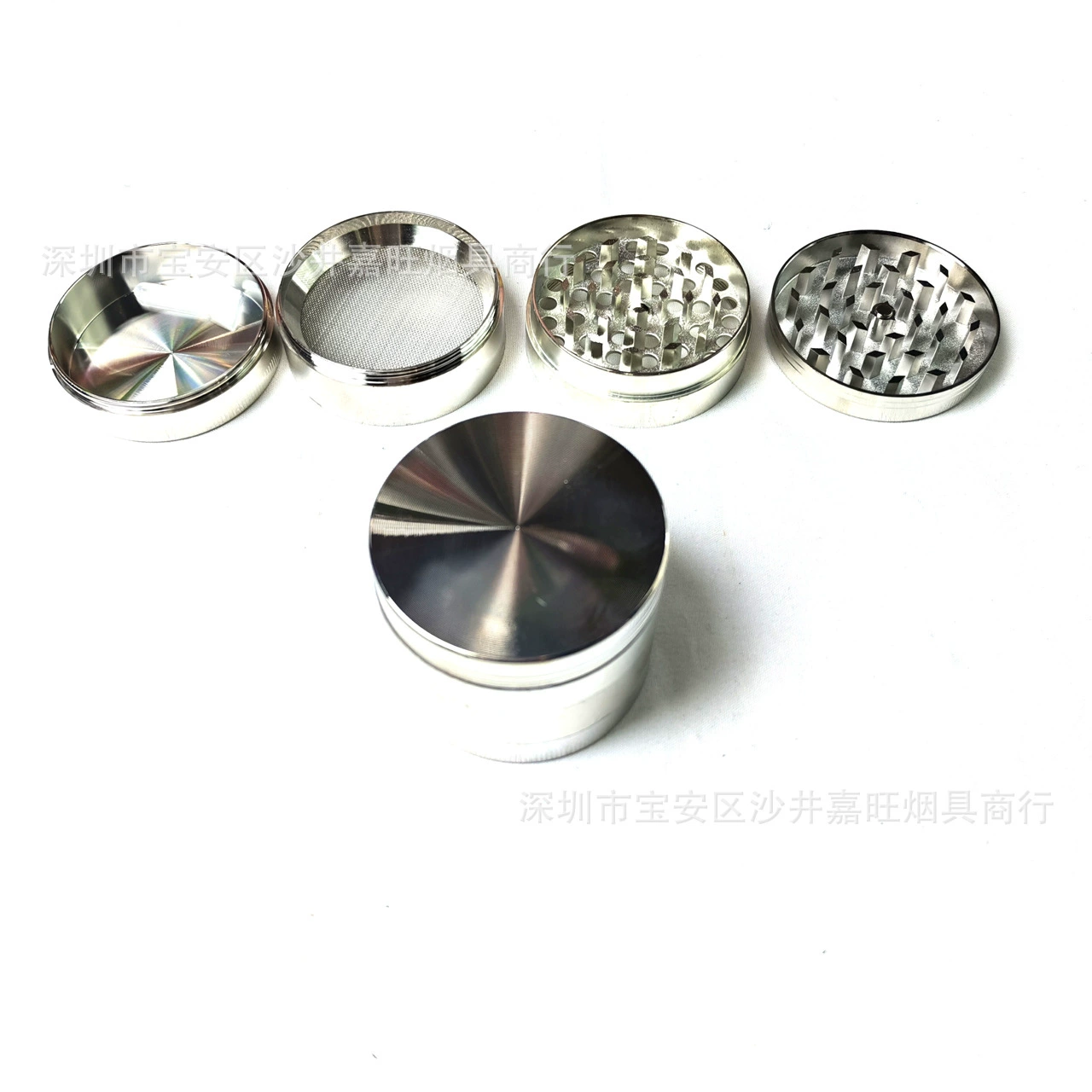 Трехслойная ветрозащитная портативная терка из цветной нержавеющей стали 526, модная, из металлического сплава