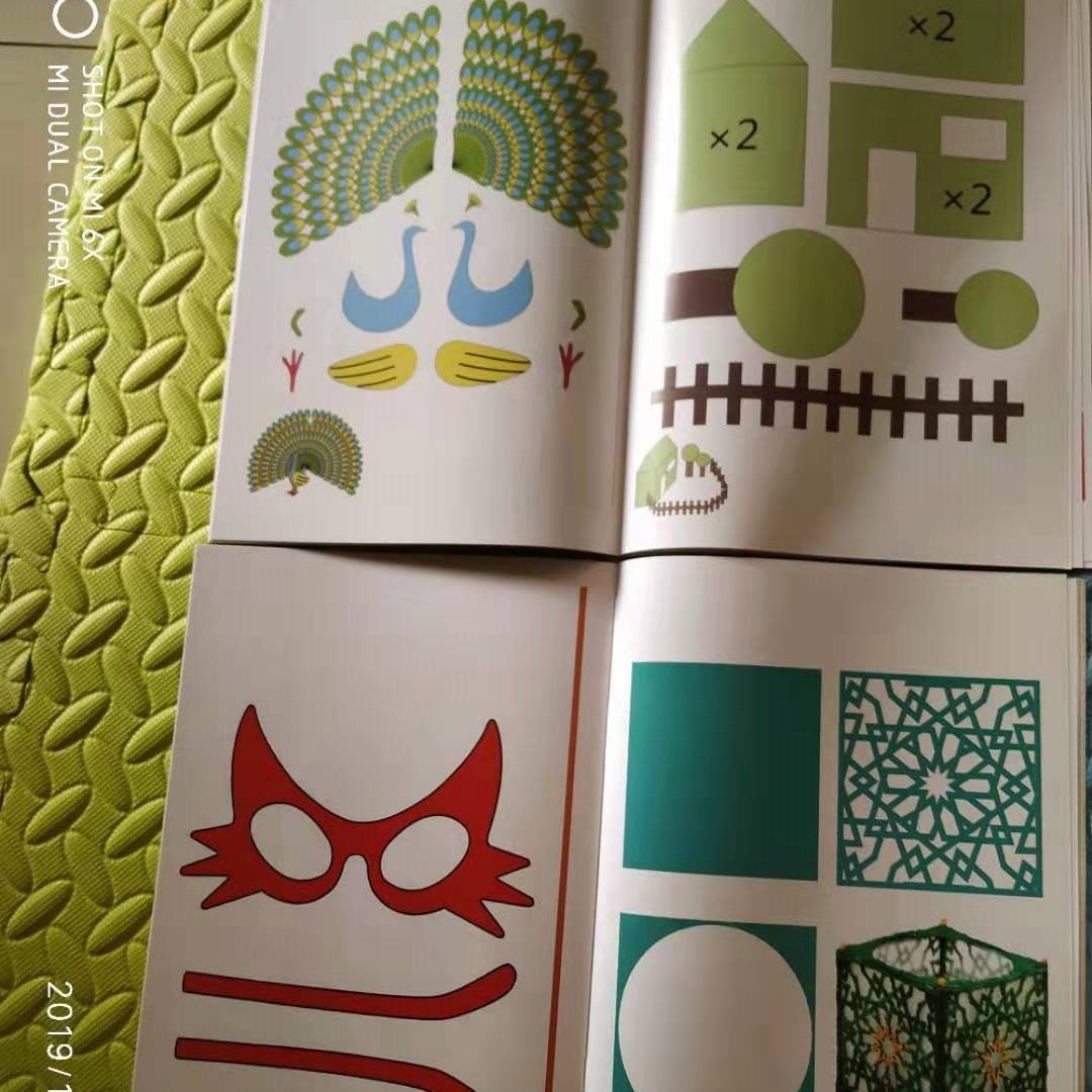 Impresión 3D pluma álbum papel película consumibles graffiti copia transparente tablero 20 imagen álbum 40 patrones tridimensionales en total