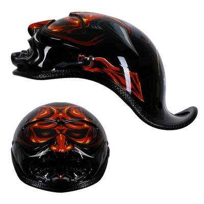 Motorcycle Summer Helmet, Breathable Design – Motosiklet kaskı (dəbilqə) - bull-demon-king-m