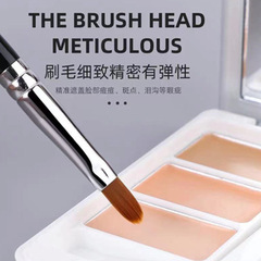 Makeup Brush Hair Teacher Same Style Concealer Brush T301 Double Head Sponge Spot Brush Dark Circle Eye Line Tear Trough Brush