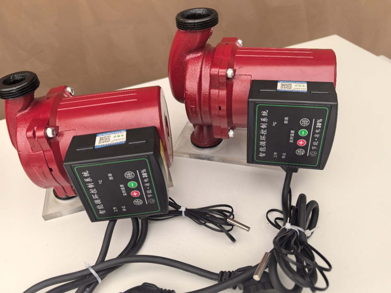 智能温控屏蔽循环泵