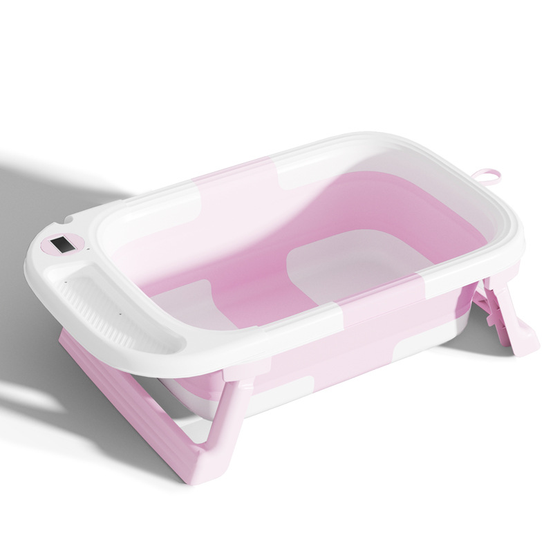 Bañera para bebés de 0 a 3 años, bañera plegable para bebés, venta al por mayor para viajes transfronterizos, bañera portátil para bebés