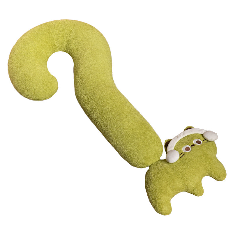 INS viento punto de interrogación felino almohada de brazo largo almohada de pierna almohada de dopamina almohada de cabecera nueva almohada de sueño fábrica directa