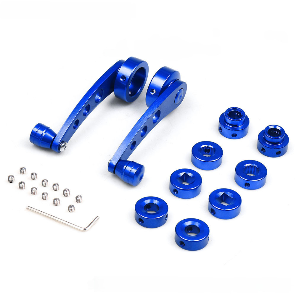 Car Modification Manual aluminum alloy window lift crank handle hand crank handle rocker multi-color