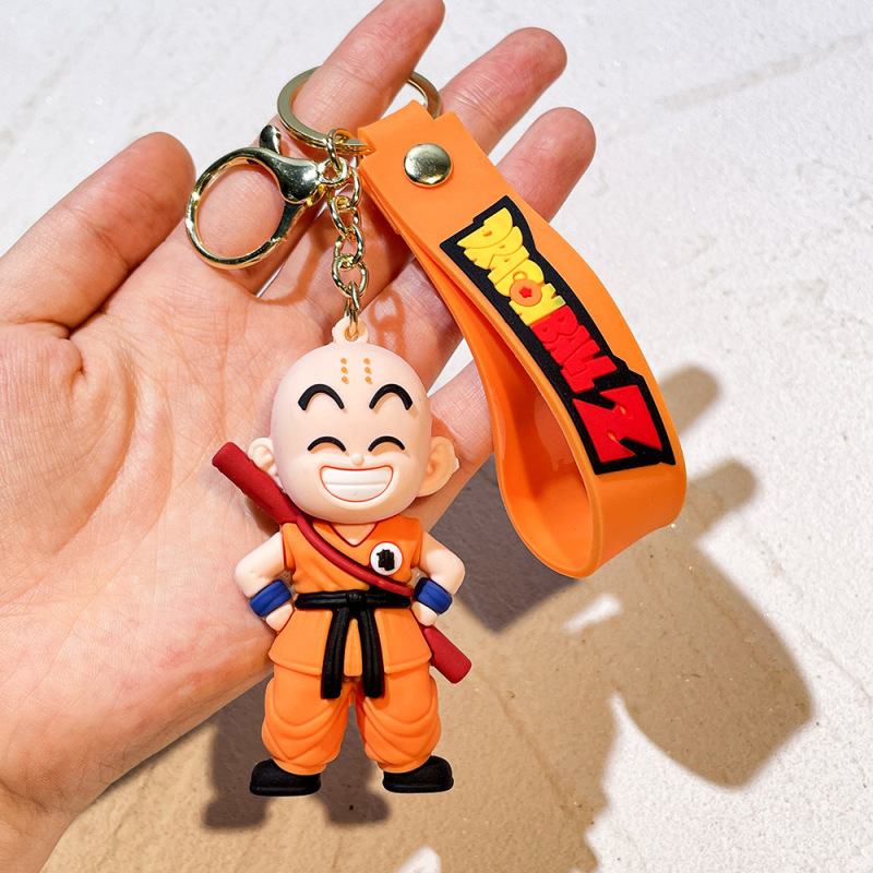 2024新しいドラゴンボールのキーホルダーのストラップのアニメの自動車のカバンは子供のプレゼントの漫画の孫悟空を飾ります。|undefined