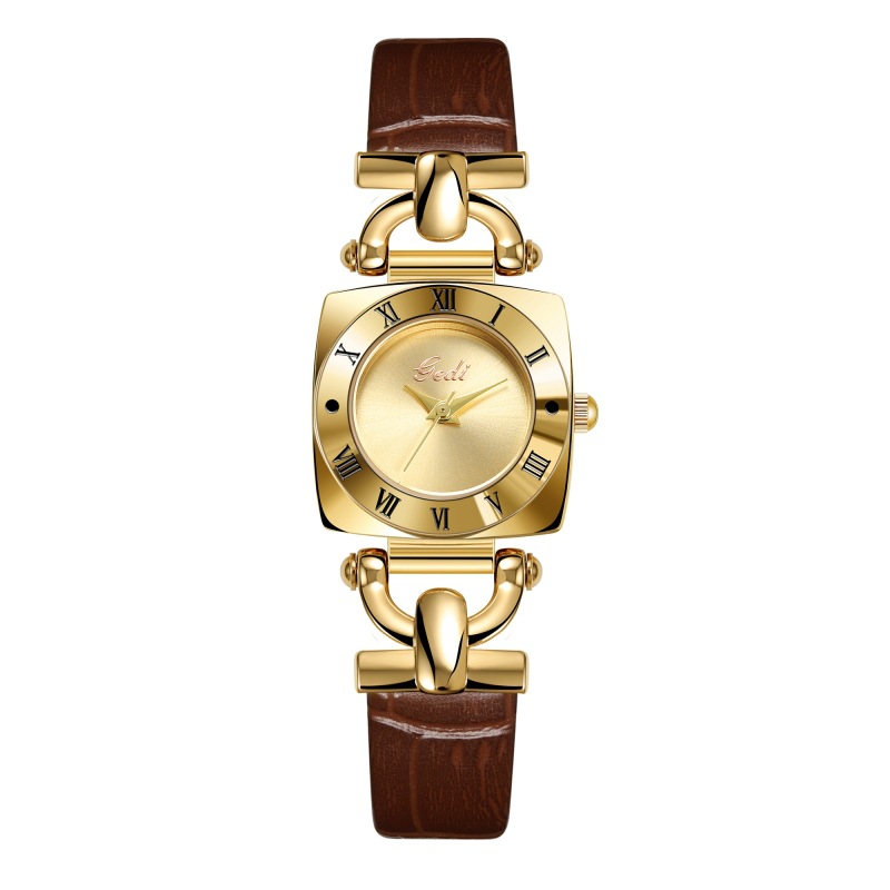 All Seasons Season Vacation Simple Style Solid Color Buckle Quartz Watch Women's Watches