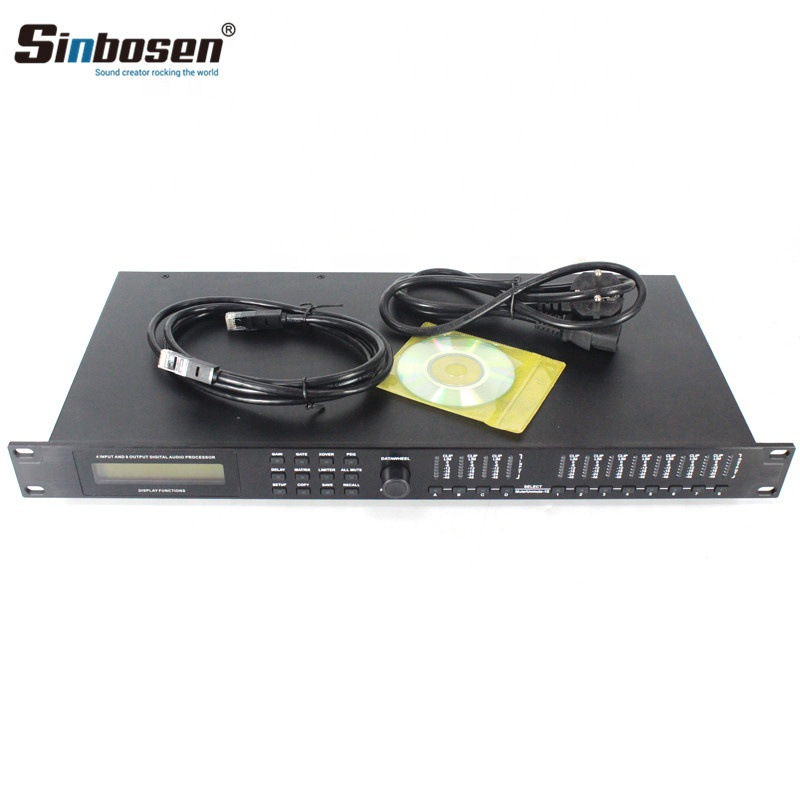 Procesador de Audio Digital de 4 Entradas y 8 Salidas para Bares y Escenarios
