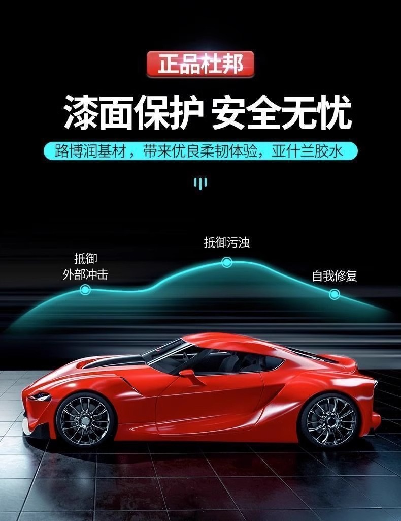 Tpu Paint Transparent Protective Film, Self-Healing, Scratch-Resistant, No-Bake Car Film, Invisible Car Wrap, Ppf with 10-Year Warranty