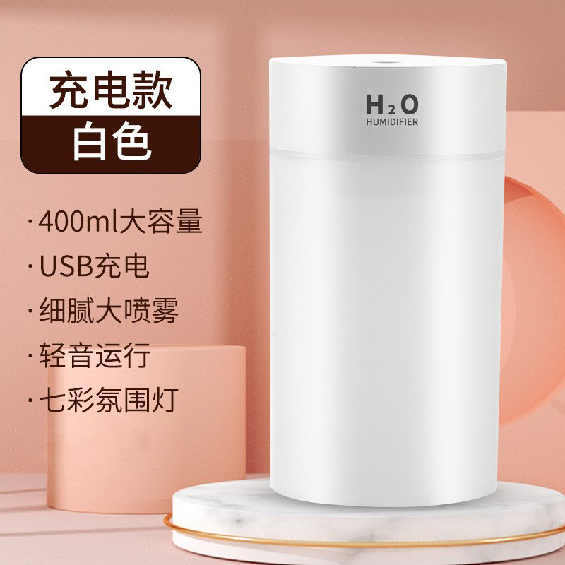 Humidificador Transfronterizo USB, Atomizador Colorido con Luz Ambiental, Mini Rociador Pequeño para Coche, Hogar, Dormitorio y Escritorio