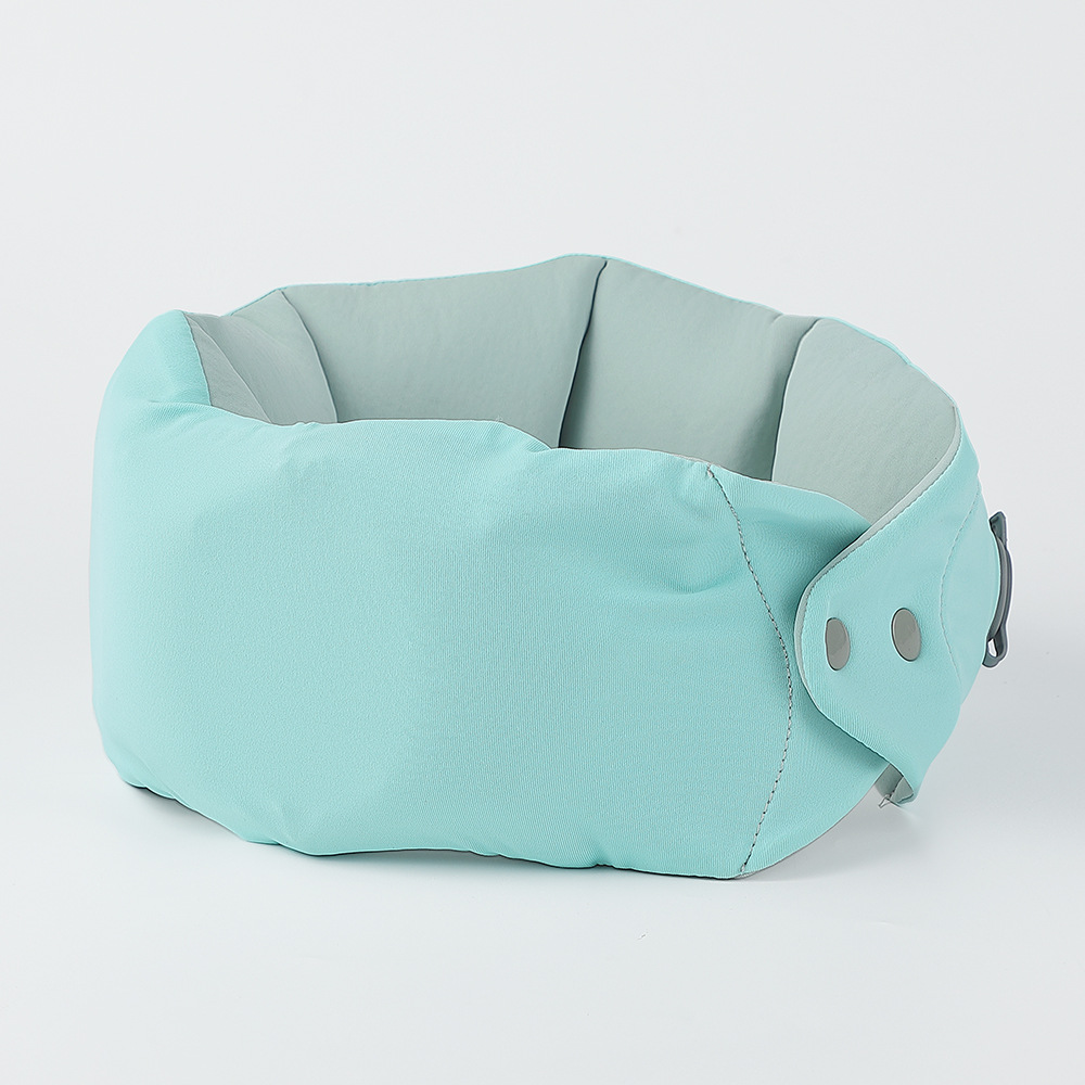 Transfronterizos personalizados almohada en forma de U inflable almohada de cuello almohada de viaje almohada portátil almacena columna cervical almohada en forma de U almohada avión almohada al por mayor