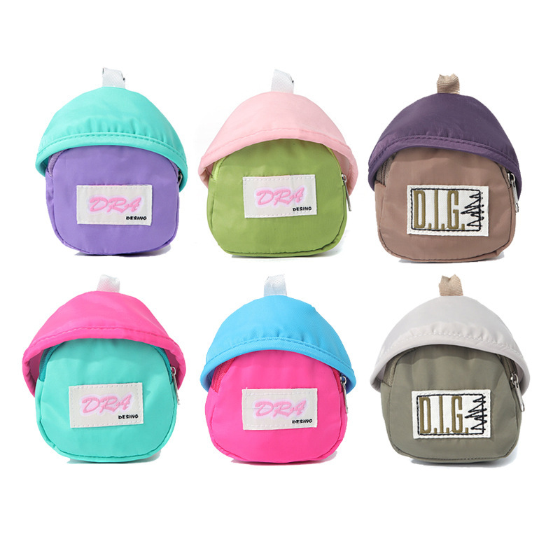 Cute macaron coin purse, portable earphone and lipstick storage bag, ID bag, bag with hanging buckle, backpack accessory, small bag Cute macaron coin purse, portable earphone and lipstick storage bag, ID bag, bag with hanging buckle, backpack accessory, small bag